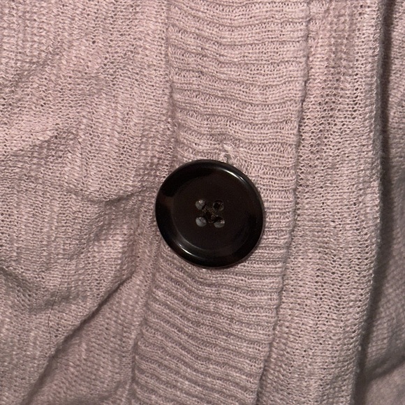 blush pink half sleeve Aerie 3 button cardigan size medium - Picture 3 of 4